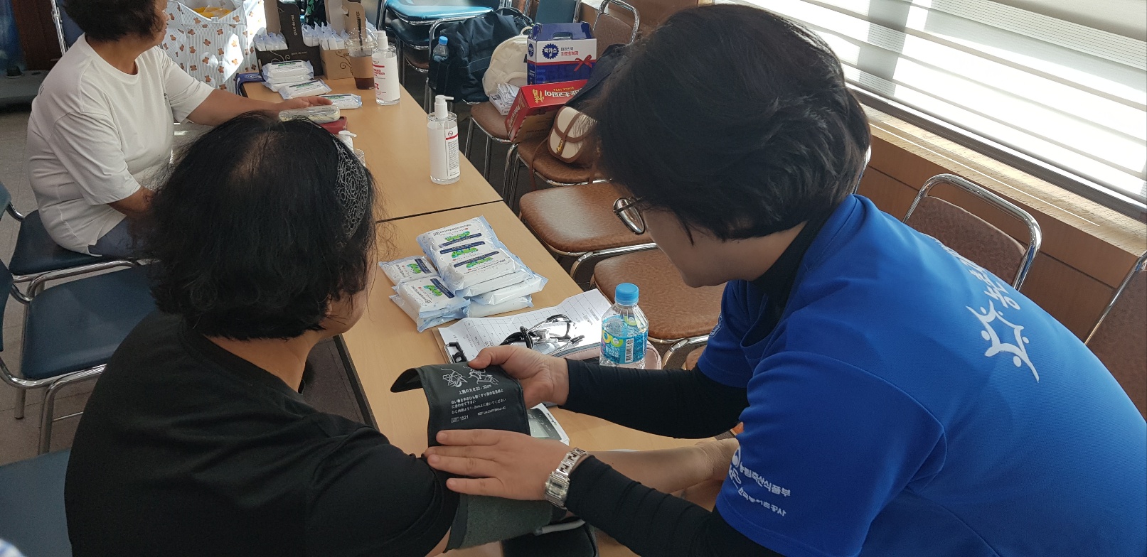 원광보건대학교 사회봉사단(완주군화산면 농촌재능나눔 수해지역활동지원사업)